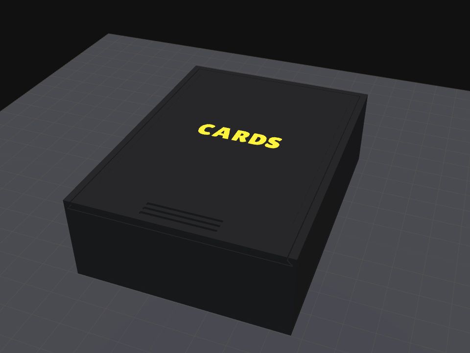 Card deck box
